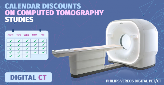 Discounts on computed tomography studies on working days of the week