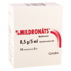 Mildronat 0.5g/5ml 5ml #10a