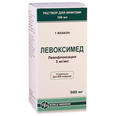 Levoximed 500mg/100ml sol