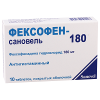 Fexofen-Sanovel 180mg #10t