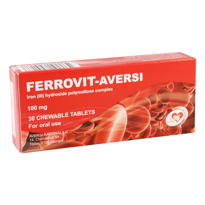 Ferrovit-Aversi 100mg #30chev.