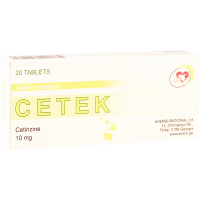 Cetek 10mg #20t