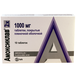 Amoksiklav 2X 1000mg #10t