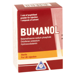 Bumanol 10mg pow#1fl+sol#1a   