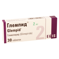 Glempid 2mg #30t