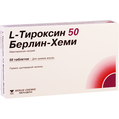 L-thyroxin 50mkg #50t