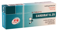 Cardirat 6.25mg #30t