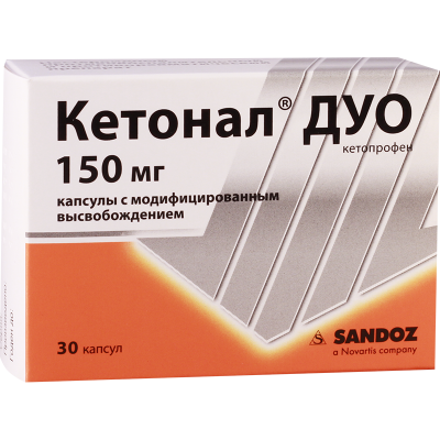 Ketonal duo 150mg #30áaps