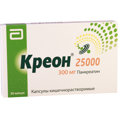 Креон 25000ЕД #20капс