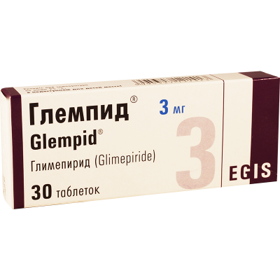 Glempid 3mg #30t