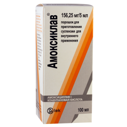 Amoksiklav 156/5ml 100ml susp.