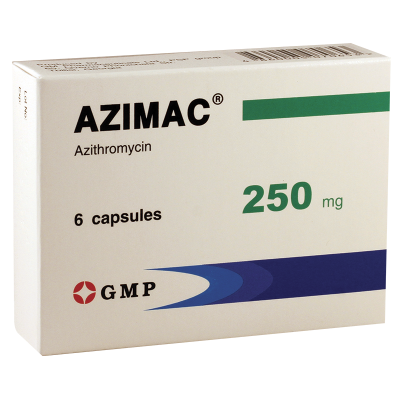 Azimac 250mg #6caps GMP