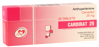 Cardirat 25mg #30t