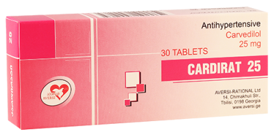 Cardirat 25mg #30t