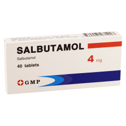 Salbutamol 4mg #40t GMP