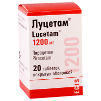 Lucetam 1200mg #20t