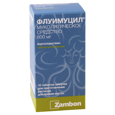 Fluimucil 600mg #10t efferv.
