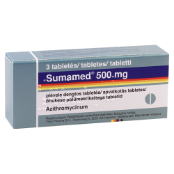 Sumamed 500mg #3t