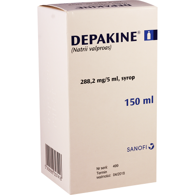 Depakine 8.65g/150ml 150ml syr