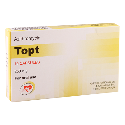 Topt 250mg #10caps