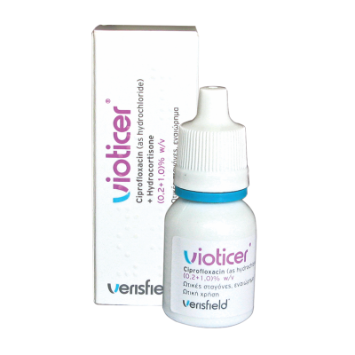 Vioticer 0.2%+1% 10ml ear  dr