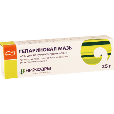 Гепариновая мазь 25г (Нижф)