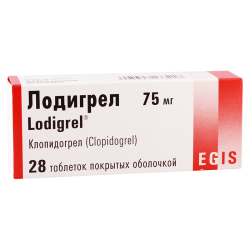 Lodigrel 75mg #28t