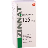 Zinnat 125mg/50ml susp. fl.