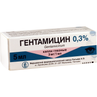 Гентамиц.сульф.0.3% 5мл гл кап