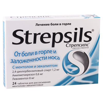 Strepsils w/minth,eucalyp.#24t