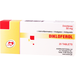Diklo  ferol 50mg #20t