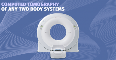 We offer you the Computed Tomography scanning with a contrast of any 2 systems!