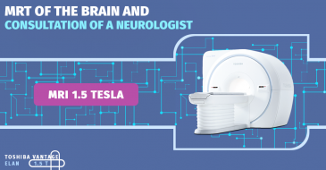 Magnetic resonance imaging of the brain and the consultation with the neurologist