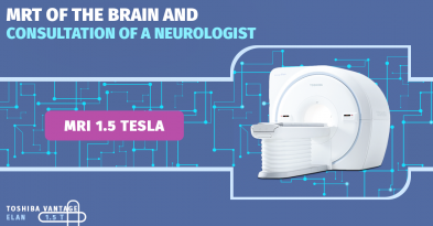 Magnetic resonance imaging of the brain and the consultation with the neurologist