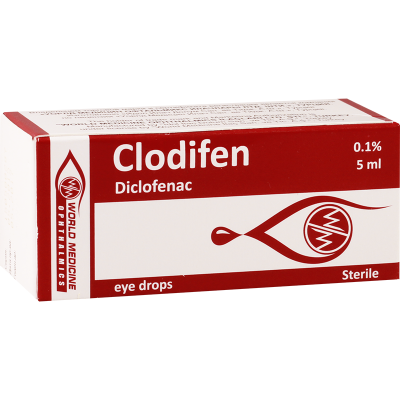 Clodifen 0.1% 5ml eye drops