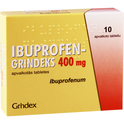 Ибупрофен-Гриндекс 400мг #10т