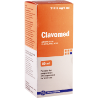 Clavomed 312.5/5ml 80ml susp