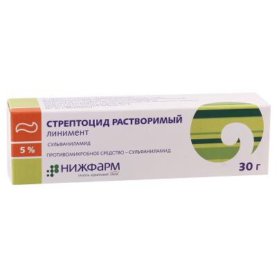 Streptocid oint. 10% 25g t