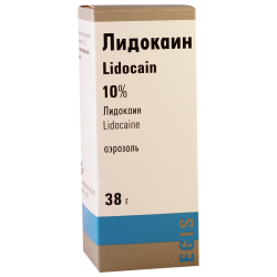 Лидокаин аэрозоль 10% 38г