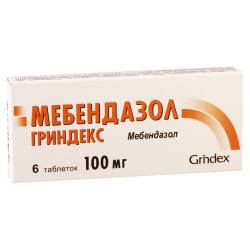 Мебендазол 0.1 #6т  (Латвия)