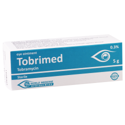 Tobrimed 0.3% 5ml eye ointm