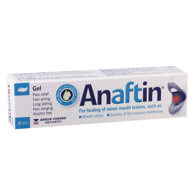 Анафтин12% 8мл орал/гель