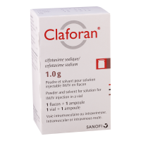 Claforan 1g+4ml solut.#1fl