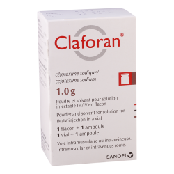 Claforan 1g+4ml solut.#1fl