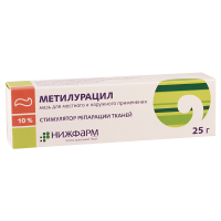 Метилурацил мазь10% 25г (Нижф)