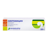 Synthomycin linim. 10% 25