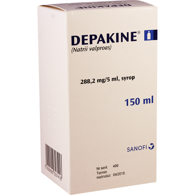 Депакин 8.65г/150мл сироп