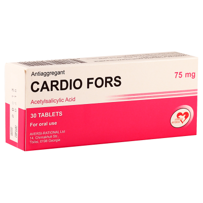 Cardio fors  75mg #30t