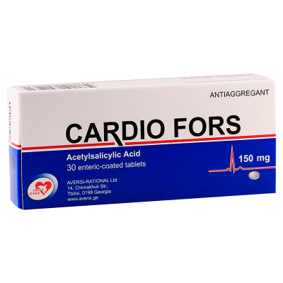 Cardio fors 150mg #30t