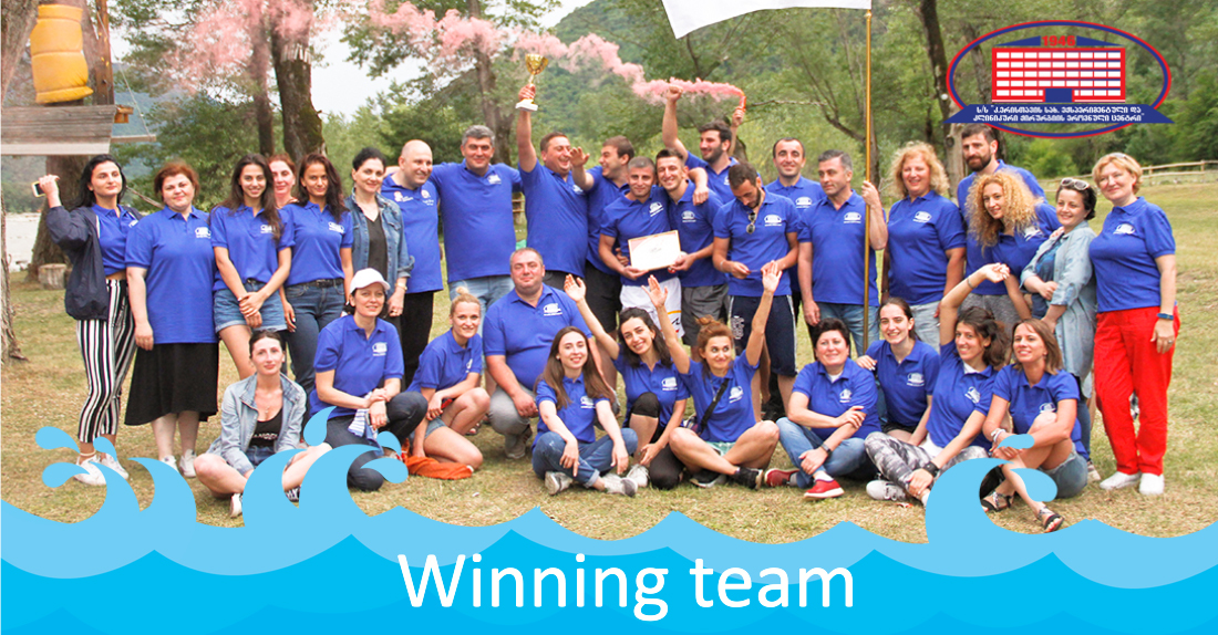 National Center of Surgery has won the “Aversi Cup” in rafting